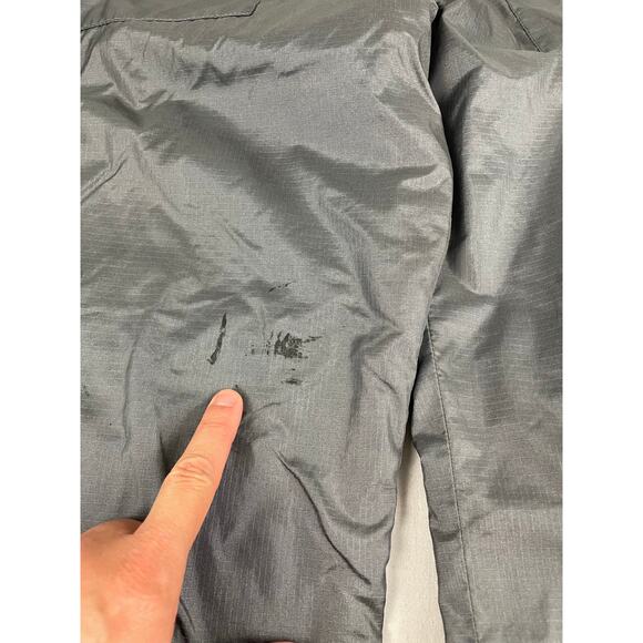 Y2K Union Bay Metallic Gray Parachute Pants size 11 Wide Leg Velcro - Picture 5 of 13